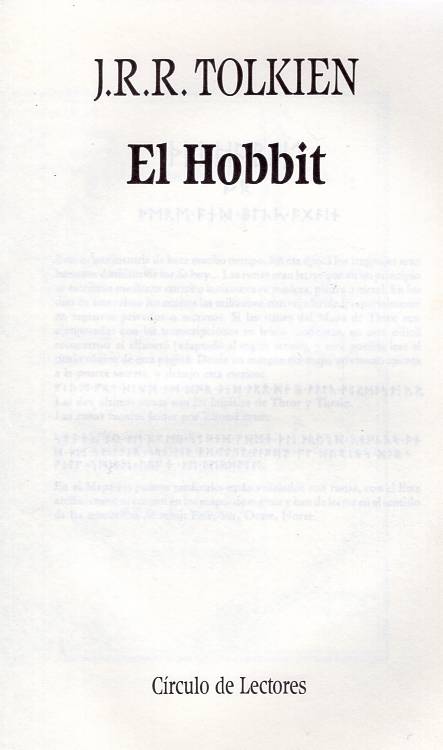J. R. R. Tolkien - El Hobbit